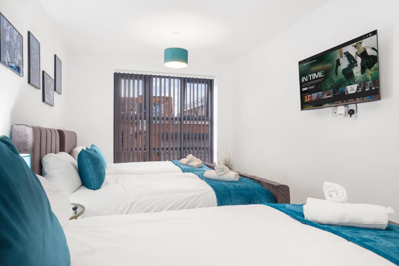 Ebra Stays - Choice Of 2 Or 3 Individual Beds - Luxury New Build Apartment ✪ City Centre, Digbeth ✓ Smart Tv'S & Large Corner Sofa - Birmingham Exterior photo